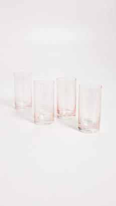 Gift Boutique Caned Tumbler Glasses