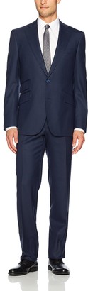 Robert Graham Mens Heams Modern Fit 2 Button Notch Lapel Side Vent Suit