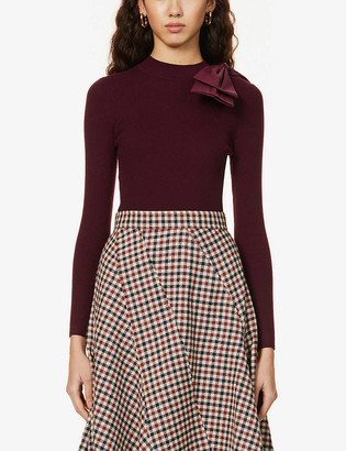 ted baker ambher bow detail jumper