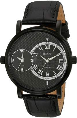 August Steiner Men's AS8146BK Analog Display Swiss Quartz Watch