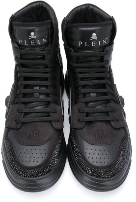 Philipp Plein Crystal high-top sneakers