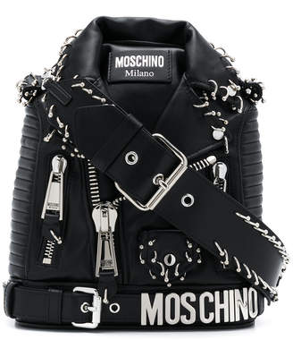 Moschino biker style bag