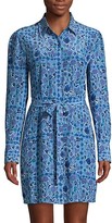Thumbnail for your product : Equipment Rosalee Floral Silk Shirt Dress