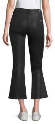7 For All Mankind Ali Coated Flared Jeans