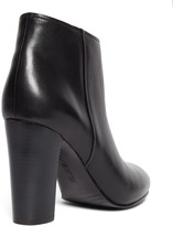 Thumbnail for your product : Brooks Brothers Short Leather Stacked Heel Booties