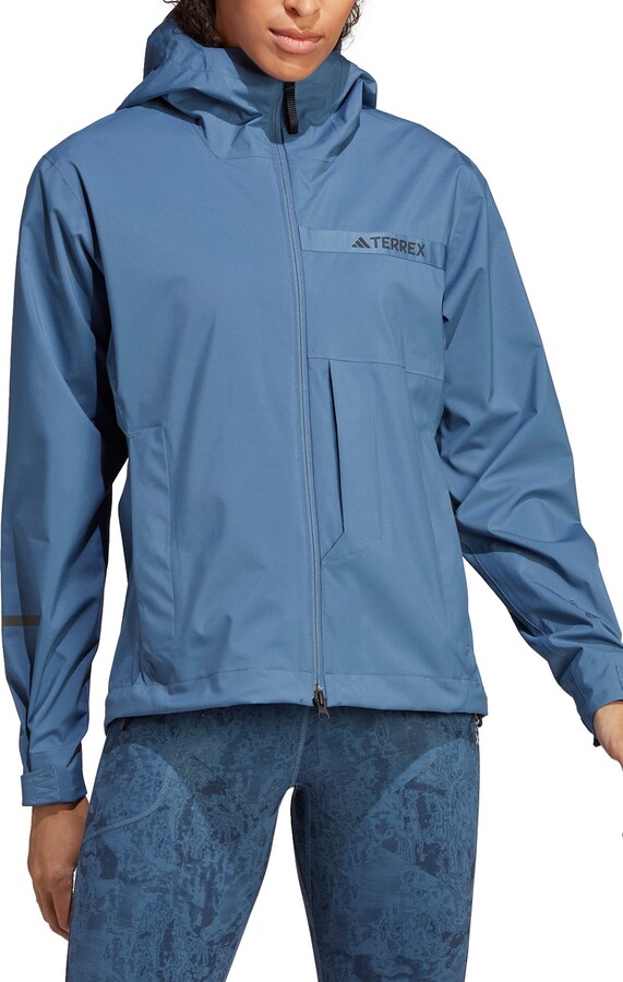 adidas Terrex Multi RAIN.RDY Waterproof Hooded Rain Jacket