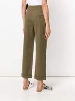 Thumbnail for your product : Carven ruffle trim trousers