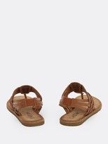 Thumbnail for your product : Shein Strappy Huarache Thong Slingback Flat Sandals
