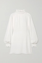 Thumbnail for your product : Vanessa Cocchiaro The C.j. Shirred Crepe Mini Dress