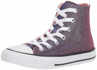 girls converse silver