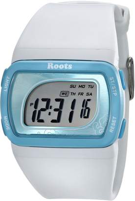 Roots Women's 1R-AT401AQ1W Tofino Digital Display Quartz White Watch