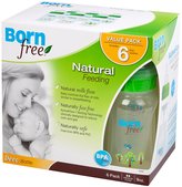Thumbnail for your product : Born Free BPA-Free Decorated Bottle - 9 oz - 6 Pk