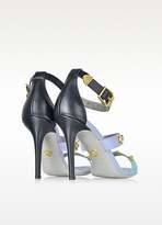 Thumbnail for your product : Versace Color Block Leather Sandal w/Medusa