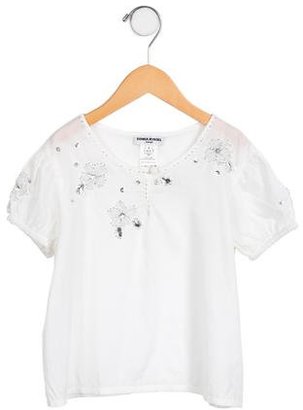 Sonia Rykiel Girls' Embroidered Embellished Top