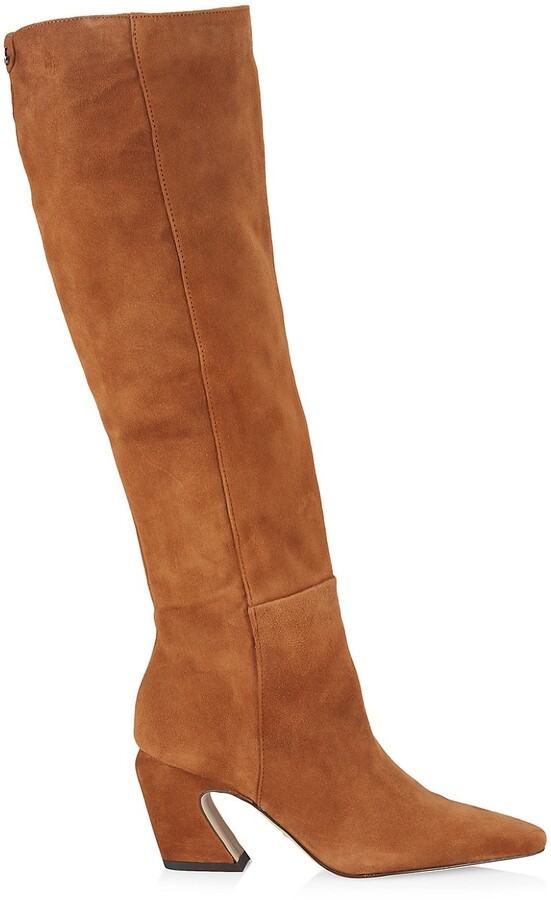 sam edelman tan suede booties