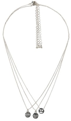 MANGO Multiple pendant necklace