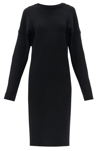 sweater dress open back