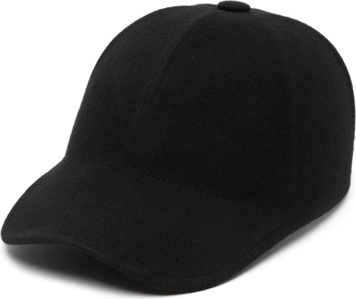 Celine Homme Logo-embellished Ribbed Wool Beanie - Men - Black Hats