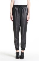 Thumbnail for your product : Elizabeth and James 'Kacey' Leather Sweatpants