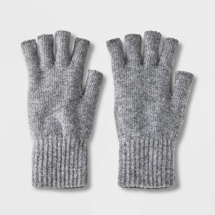 Men's Fingerless Gloves Goodfellow & Co™ Heathered Gray ShopStyle