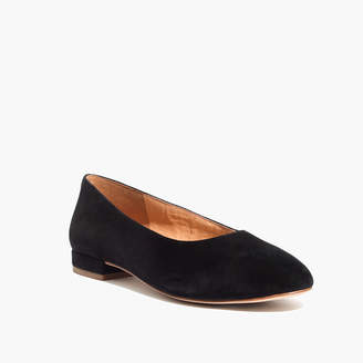 Madewell The Leia Ballet Flat in Suede