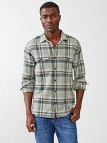 Thumbnail for your product : Gap Heavyweight flannel oak plaid shirt