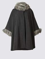 Thumbnail for your product : M&S Collection Faux Fur Fleece Wrap