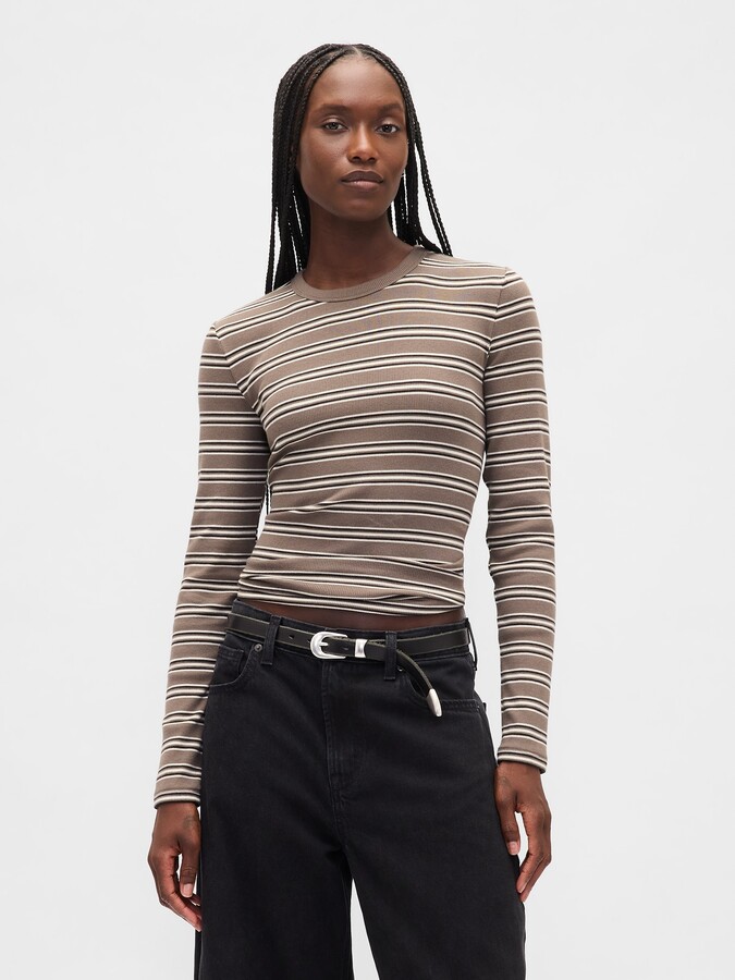 Gap Modern Rib Shrunken T-Shirt