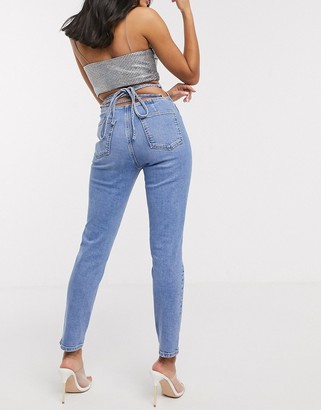 zip up jeans from the back