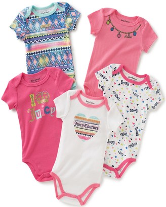 Juicy Couture 5 Pack Bodysuits