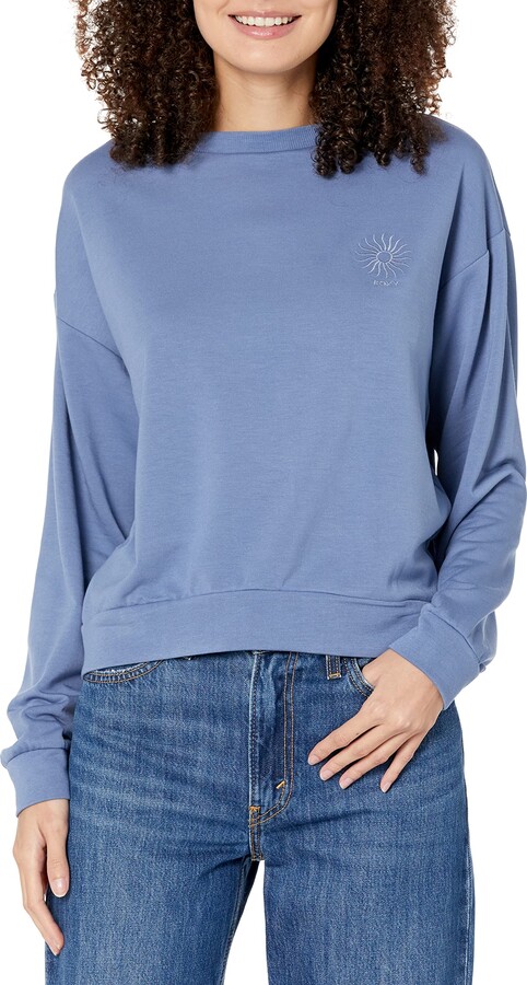 Roxy Women's Surfing by Moonlight Super Soft Sweatshirt