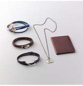 Thumbnail for your product : Miansai Silver Hook Leather Bracelet