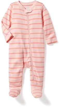 Old Navy Footed Zip-Front One-Piece for Baby