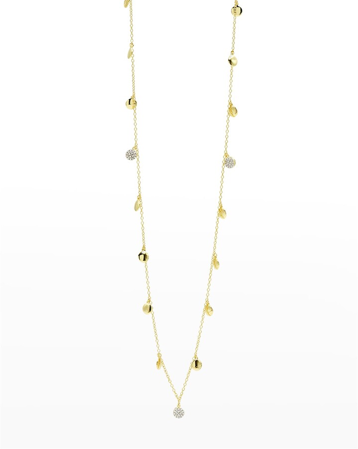 Premium quality gold plated necklace With Pouch Hochwertige vergoldete Halskette