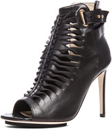 Thumbnail for your product : Burak Uyan Watersnake and Lambskin Booties in Black