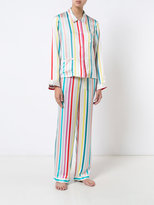 Thumbnail for your product : Morgan Lane striped pyjama pants
