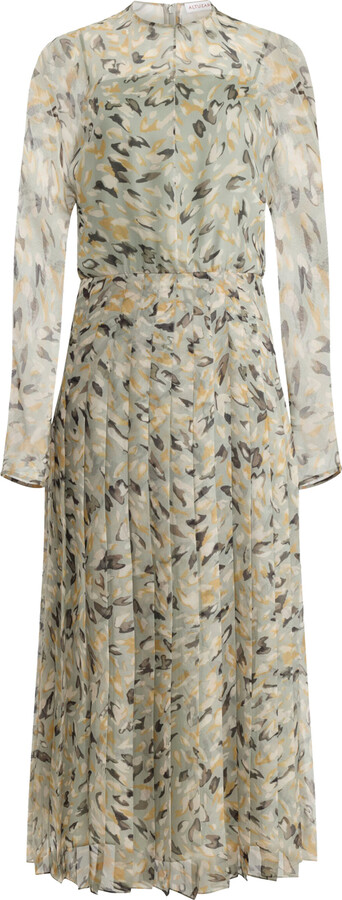 Altuzarra Birdy Printed Chiffon Maxi Dress