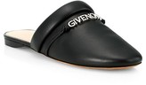 Thumbnail for your product : Givenchy Elba Leather Flat Slippers