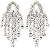 Thumbnail for your product : Alessandra Rich Crystal clip-on earrings