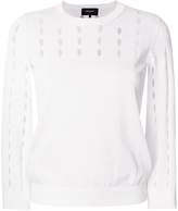 Rochas cut-out detail sweater 
