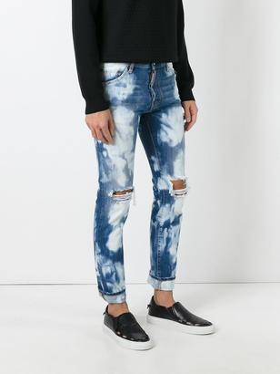 DSQUARED2 Cool Guy bleached wash jeans