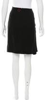 Thumbnail for your product : A.F.Vandevorst A.F. Vandevorst Lace-Up Accented Knee-Length Skirt