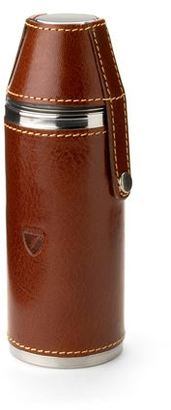 Aspinal of London Hunter 8oz Leather Flask Set