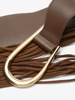 Thumbnail for your product : Nanushka Brown Cacia Macramé Vegan Leather Belt