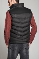 Thumbnail for your product : GUESS Nylon Vest with Wool Contrast