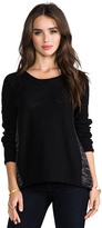 Thumbnail for your product : Michael Stars Scoop Neck Raglan Sweater