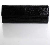 Thumbnail for your product : LAI Black Crocodile Skin Clutch Handbag Size Small