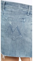 Thumbnail for your product : Mother The Big Mini A Line Skirt