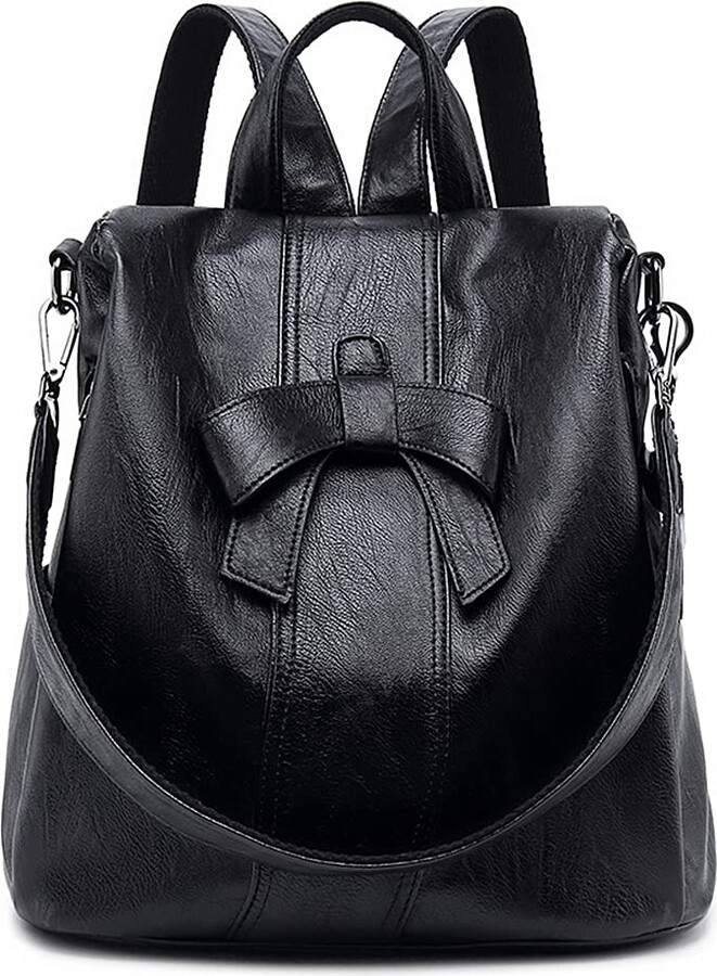 Kiepoar Women Backpack Anti-Theft Fashion PU Leather Shoulder Bag