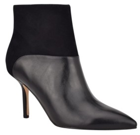nine west seraphim pointy toe booties
